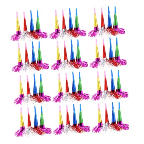 YARNOW 50 Stück Lautsprecher aus Laserpapier Glücklich Lärm Partybläser und Krachmacher Blowouts Partygeschenke Partybläser pfeifen Partykrachmacher Geburtstagsausbrüche Plastik YARNOW 50 Stück Lautsprecher aus Laserpapier Glücklich Lärm Partybläser und Krachmacher Blowouts Partygeschenke Partybläser pfeifen Partykrachmacher Geburtstagsausbrüche Plastik von YARNOW