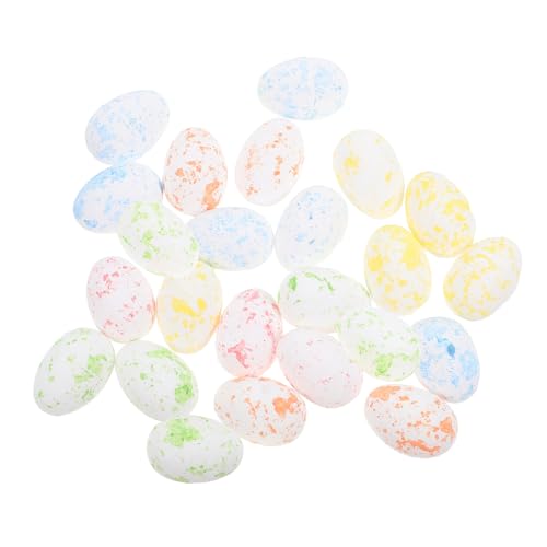 YARNOW 50 Stück Leichte Schaumstoff Ostereier Dekorative Eier für Osterfest Vielseitige Diy Bastelaccessoires Festliche Ei Dekorationen für Zuhause und Partygestaltung von YARNOW