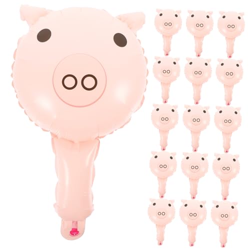 YARNOW 50Stücke Entzückende Handliche Schweineballons Aus Aluminiumfolie Dekorative Folienballons Für Partys Kindergeburtstage Und Feierlichkeiten Ballondekoration von YARNOW