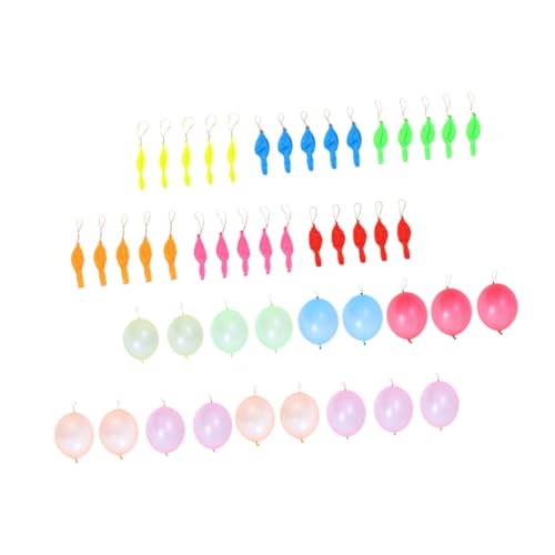 YARNOW 50Stücke Latex Punch Ballon Gummibälle Spielzeugballons Für Dekoration Für Partys Und Spiele Robuste Und Belastbare Luftballons von YARNOW