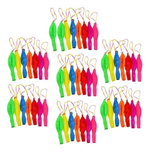 YARNOW 50Stücke Punch Ballons Lustige Latex Ballons Für Spaß Zufällige Farben Kinderspielzeug Für Partys Und Feierlichkeiten von YARNOW