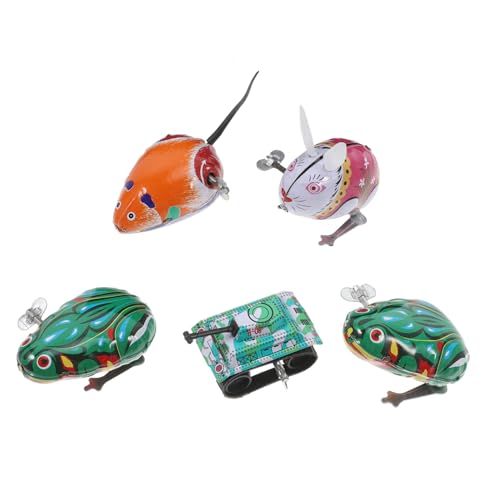 YARNOW 5Stücke Aufziehspielzeug Blechspielzeug Cartoon Für Lustige Retro Spielzeuge Vorschulspielzeug Party Mitgebsel Zufällige Designs YARNOW 5Stücke Aufziehspielzeug Blechspielzeug Cartoon Für Lustige Retro Spielzeuge Vorschulspielzeug Party Mitgebsel Zufällige Designs von YARNOW