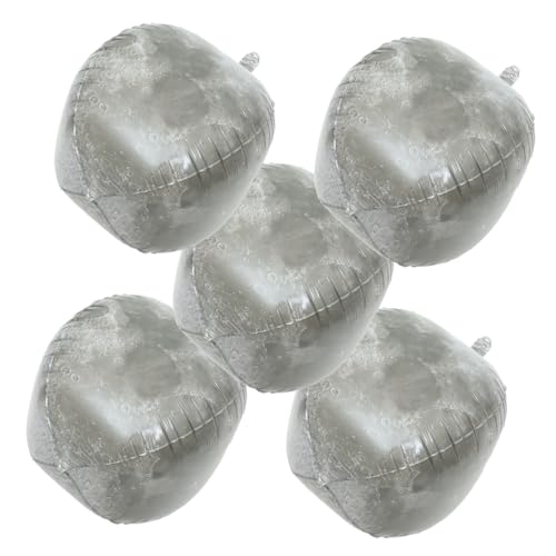 YARNOW 5Stücke Planetarische Aluminium Folienballons Mit Mond Muster Und Partydeko Für Kindergeburtstage Und Themenfeiern Ballons Für Kreative Dekorationen von YARNOW