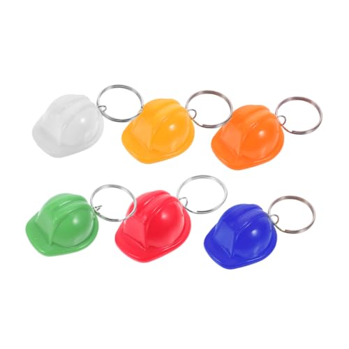 YARNOW 6 Stück Bauhelm Schlüsselanhänger Miniatur Bauhelme Mini Bau Ornamente Bau Partygeschenke Mini Helm Schlüsselanhänger Mini Bauhelm Schlüsselring Für Männer Kunststoff YARNOW 6 Stück Bauhelm Schlüsselanhänger Miniatur Bauhelme Mini Bau Ornamente Bau Partygeschenke Mini Helm Schlüsselanhänger Mini Bauhelm Schlüsselring Für Männer Kunststoff von YARNOW