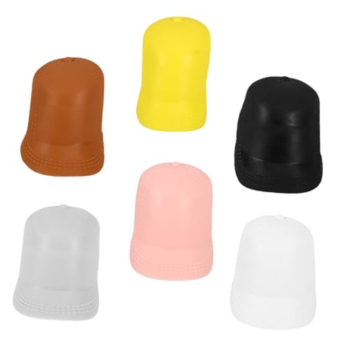 YARNOW 6 Stück Miniatur Puppenhüte Kleine Leichte Kunststoff Mützen Vielseitig für Puppen DIY Bastelzubehör und Dekoration Gemischt Robust und Praktisch YARNOW 6 Stück Miniatur Puppenhüte Kleine Leichte Kunststoff Mützen Vielseitig für Puppen DIY Bastelzubehör und Dekoration Gemischt Robust und Praktisch von YARNOW