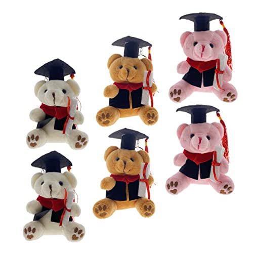 YARNOW 6 Stück Schlüsselbund gefüllter Abschluss Plüschtier für Mädchen Schlüsselanhänger Plüschspielzeug Schlüsselkette Mini- Tasche hängende Dekoration Kuscheltier YARNOW 6 Stück Schlüsselbund gefüllter Abschluss Plüschtier für Mädchen Schlüsselanhänger Plüschspielzeug Schlüsselkette Mini- Tasche hängende Dekoration Kuscheltier von YARNOW