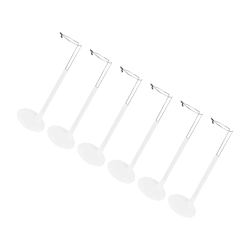YARNOW 6 Stück Stützrahmen für Puppen Unterstützung Actionfigurenständer Steht Kaiser Figuren-Präsentationsständer Miniatur Puppeninhaber Stehen Puppenständer für den Haushalt Eisen Weiß YARNOW 6 Stück Stützrahmen für Puppen Unterstützung Actionfigurenständer Steht Kaiser Figuren-Präsentationsständer Miniatur Puppeninhaber Stehen Puppenständer für den Haushalt Eisen Weiß von YARNOW