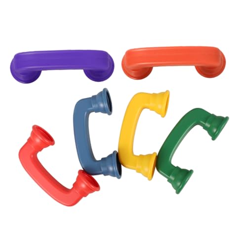 YARNOW 6 Stück Teiliges Flüstertelefon für Akustisches Feedbackspielzeug für Sprachtherapie und Klassenraum Leuchtende Farben für Verbesserte Aussprache und Interaktives YARNOW 6 Stück Teiliges Flüstertelefon für Akustisches Feedbackspielzeug für Sprachtherapie und Klassenraum Leuchtende Farben für Verbesserte Aussprache und Interaktives von YARNOW