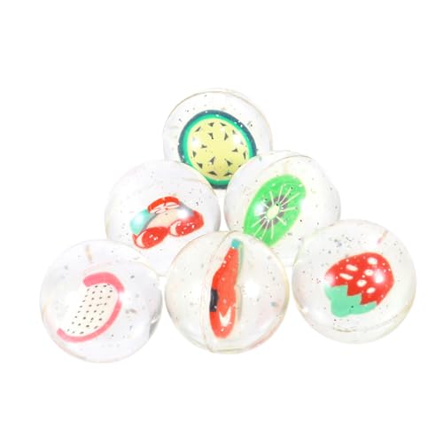 YARNOW 6 Stück Teiliges Hüpfball mit Fruchtigem Design Springende Gummibälle für Drinnen Draußen Fördert Koordination YARNOW 6 Stück Teiliges Hüpfball mit Fruchtigem Design Springende Gummibälle für Drinnen Draußen Fördert Koordination von YARNOW