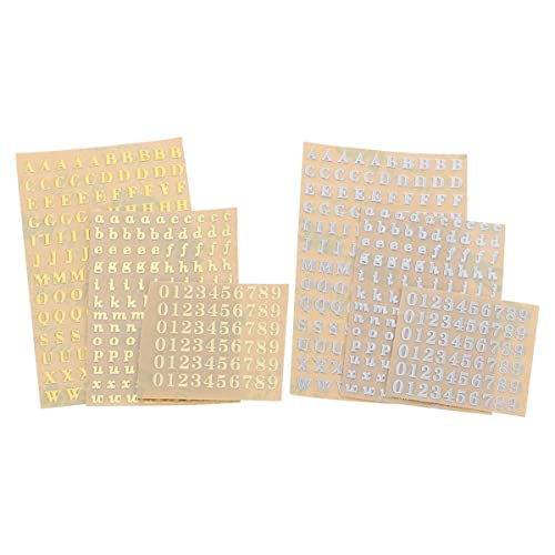 YARNOW 6 Stück Teiliges Selbstklebendes und Sticker für DIY Dekoration für Bastelprojekte Scrapbooking und Kreative Gestaltungen von YARNOW