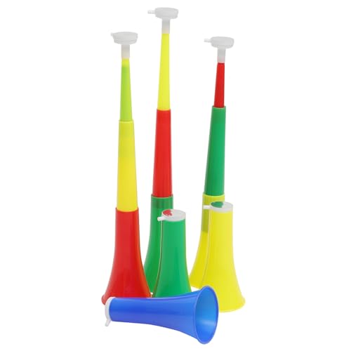 YARNOW 6 Stück Teiliges Telekop Horn für Plastiktrumpeten für Fußballspiele Partys und Musikalischen Spaß Lustige Cheer Spielzeuge für Kleine Fans Zufällige Farbe YARNOW 6 Stück Teiliges Telekop Horn für Plastiktrumpeten für Fußballspiele Partys und Musikalischen Spaß Lustige Cheer Spielzeuge für Kleine Fans Zufällige Farbe von YARNOW