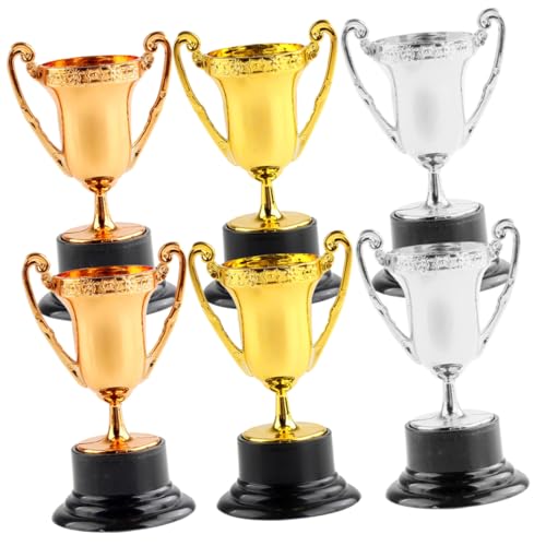 YARNOW 6 Stück Teiliges Trophäen Modell Plastik Pokale für Wettbewerbe Party Souvenirs und Spielpreise Leicht und Langlebig Dekorative Auszeichnung für Feiern YARNOW 6 Stück Teiliges Trophäen Modell Plastik Pokale für Wettbewerbe Party Souvenirs und Spielpreise Leicht und Langlebig Dekorative Auszeichnung für Feiern von YARNOW
