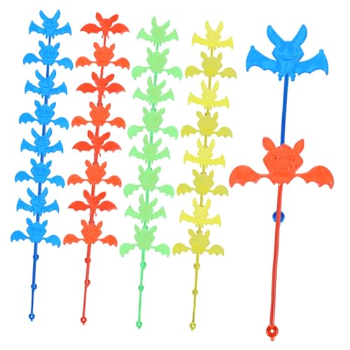 YARNOW 60 Stück Teiliges Klebrige Fledermaus Spielzeuge für Dehnbare Halloween Deko und Partyspaß Kreative Gruselige Sensory Toys für Trick Treat Beutel und Wanddekoration YARNOW 60 Stück Teiliges Klebrige Fledermaus Spielzeuge für Dehnbare Halloween Deko und Partyspaß Kreative Gruselige Sensory Toys für Trick Treat Beutel und Wanddekoration von YARNOW