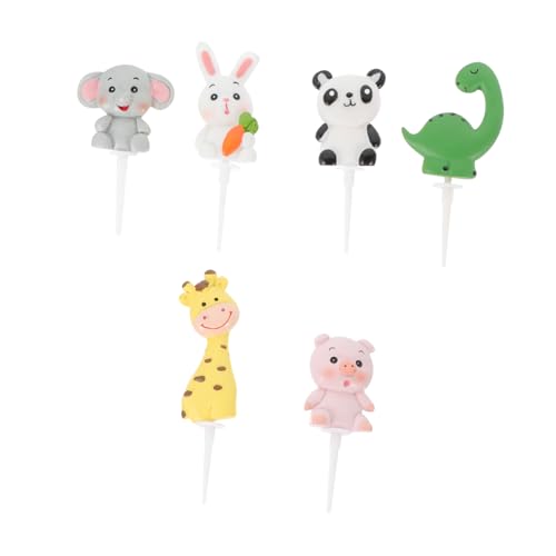 YARNOW 6Stücke Elefant Giraffe Dinosaurier Hase Panda Für Kreative Backideen Und Partys von YARNOW