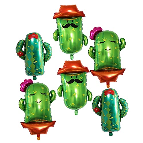 YARNOW 6Stücke Kaktus Ballons Party Dekoration Für Hochzeit Und Babyparty Langlebige Aluminiumfolien Luftballons Für Sommer Und Fiesta Feiern YARNOW 6Stücke Kaktus Ballons Party Dekoration Für Hochzeit Und Babyparty Langlebige Aluminiumfolien Luftballons Für Sommer Und Fiesta Feiern von YARNOW