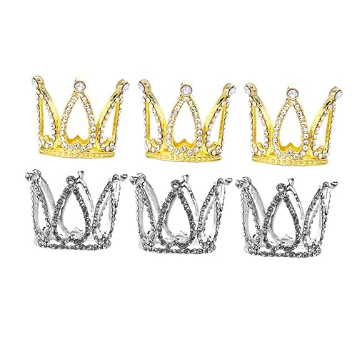 YARNOW 6Stücke Metallkronen Torten Dekorationen Für Geburtstagskuchen Tiara Cake Ornamente Für Festlichkeiten Und Anlässe YARNOW 6Stücke Metallkronen Torten Dekorationen Für Geburtstagskuchen Tiara Cake Ornamente Für Festlichkeiten Und Anlässe von YARNOW