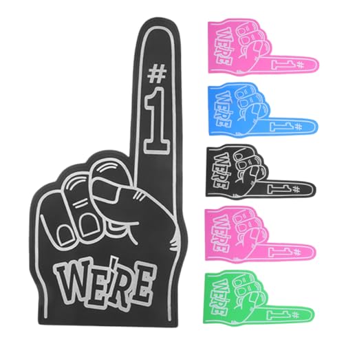 YARNOW 6pcs Eva Foam Handfinger Ärmel, Cheerleading -requisiten Cheerleader -schaumhände Für Sportveranstaltungen School -aktivitäten Und Partydekorationen von YARNOW
