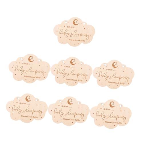 YARNOW 7 Stück Türliste Haustürbügel Babyschlafschild für die Haustür Türschilder schlafendes Türschild Türhänger-Tag Türdekorationen hängen Babyzeichen hölzern Beige YARNOW 7 Stück Türliste Haustürbügel Babyschlafschild für die Haustür Türschilder schlafendes Türschild Türhänger-Tag Türdekorationen hängen Babyzeichen hölzern Beige von YARNOW