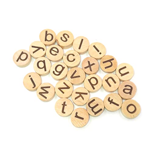 YARNOW 78Stücke Buchstabenscheiben Teiliges aus Holz Runde Holzbuchstaben Alphabetische Bastelmaterialien für Kreative DIY Projekte für Kindererziehung und Heimdekoration YARNOW 78Stücke Buchstabenscheiben Teiliges aus Holz Runde Holzbuchstaben Alphabetische Bastelmaterialien für Kreative DIY Projekte für Kindererziehung und Heimdekoration von YARNOW