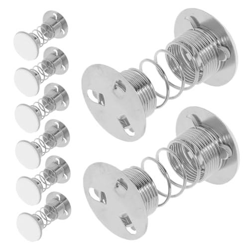 YARNOW 8 Stück Frühlingsbasispuppe Federversorgung Schütteln Sie die Feder Federn für das Handwerk kleine Spielzeuge mit Federbasis Wackelkopf-Armaturenbrett Metall Silber YARNOW 8 Stück Frühlingsbasispuppe Federversorgung Schütteln Sie die Feder Federn für das Handwerk kleine Spielzeuge mit Federbasis Wackelkopf-Armaturenbrett Metall Silber von YARNOW