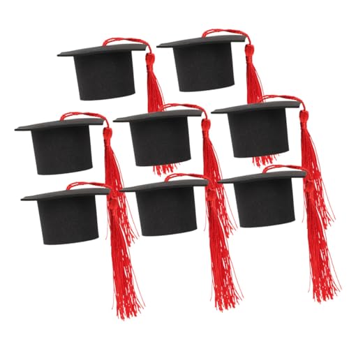 YARNOW 8 Stück Grad Cupcake Topper Glitzer-Abschlusskappe Abschlusskappendekorationen Cupcake -Topper Gefälligkeiten für Abschlussfeiern Kuchendekoration Kuchen -Dekore Papier rot YARNOW 8 Stück Grad Cupcake Topper Glitzer-Abschlusskappe Abschlusskappendekorationen Cupcake -Topper Gefälligkeiten für Abschlussfeiern Kuchendekoration Kuchen -Dekore Papier rot von YARNOW