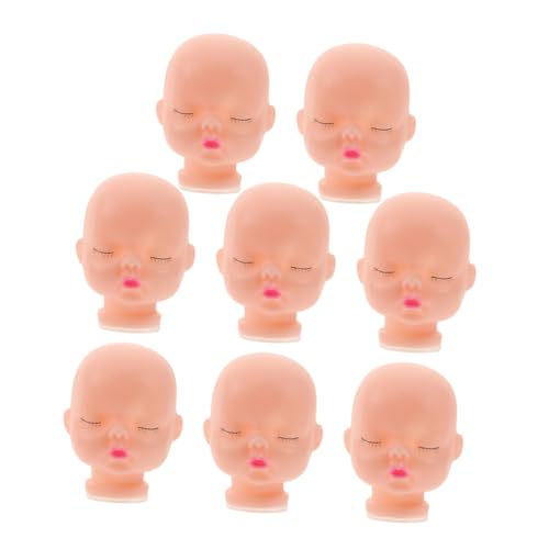 YARNOW 8 Stück Puppenkopfschlüsselkette Puppenköpfe -gesichtszubehör Vinyl YARNOW 8 Stück Puppenkopfschlüsselkette Puppenköpfe -gesichtszubehör Vinyl von YARNOW