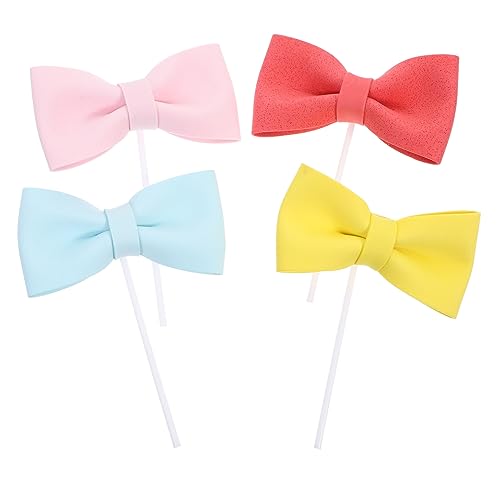 YARNOW 8 Stück Teiliges Bowknot Cupcake Picks Kreative Tortendeko für Geburtstagsfeiern Leichte und Dekorative Kuchenstecker für Unvergessliche YARNOW 8 Stück Teiliges Bowknot Cupcake Picks Kreative Tortendeko für Geburtstagsfeiern Leichte und Dekorative Kuchenstecker für Unvergessliche von YARNOW