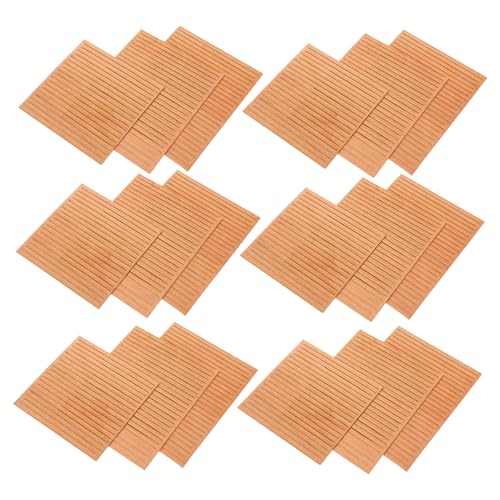YARNOW 80 Stück Massives Holz Segelzubehör Dielen Bodenbelag Poliert Segelboot Zubehör für Miniboote Mini-Ornamente zum Basteln Doll House Flooring Miniatur-Holzdeck hölzern Hellbraun YARNOW 80 Stück Massives Holz Segelzubehör Dielen Bodenbelag Poliert Segelboot Zubehör für Miniboote Mini-Ornamente zum Basteln Doll House Flooring Miniatur-Holzdeck hölzern Hellbraun von YARNOW