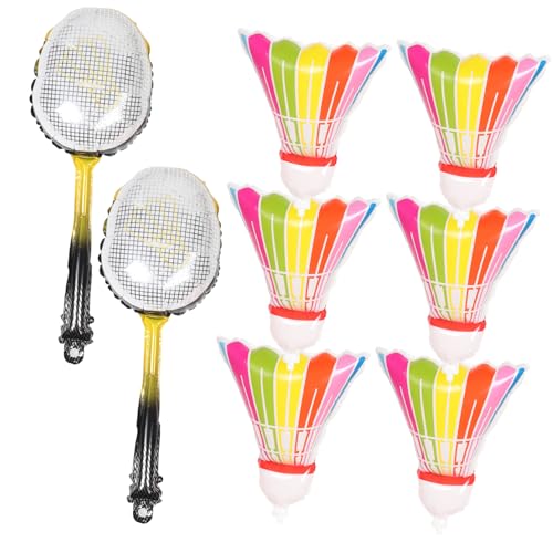 YARNOW 8Stücke Aufblasbare Badminton Ballons Aluminiumfolie Kreative Badminton Form Für Partys Langlebige Luftballons Für Geburtstagsfeiern Hochzeiten Und Dekorationen Einfach YARNOW 8Stücke Aufblasbare Badminton Ballons Aluminiumfolie Kreative Badminton Form Für Partys Langlebige Luftballons Für Geburtstagsfeiern Hochzeiten Und Dekorationen Einfach von YARNOW