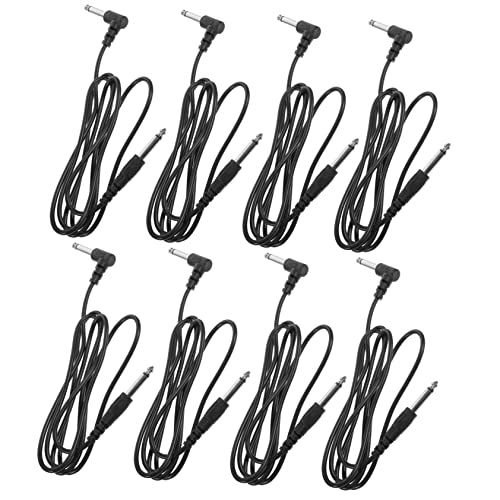 YARNOW 8Stücke Teiliges Gitarrenkabel Instrumentenkabel Für Gitarre Und Bass Langlebig Und Einfach Zu Installieren Für Mixer Pro Kabel von YARNOW