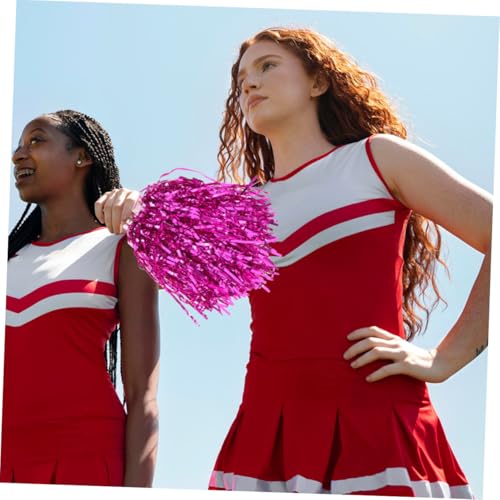 YARNOW 9 Stück Teiliges Cheerleader Pompom Metallic in Gold Silber Rosa Leichte Hand pompons für Sportveranstaltungen Tanz Cheerleading Performance Props Langlebig und Wiederverwendbar YARNOW 9 Stück Teiliges Cheerleader Pompom Metallic in Gold Silber Rosa Leichte Hand pompons für Sportveranstaltungen Tanz Cheerleading Performance Props Langlebig und Wiederverwendbar von YARNOW