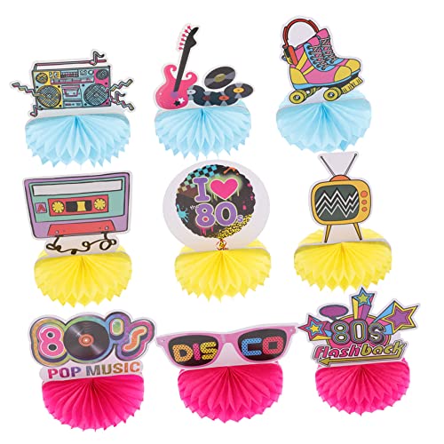 YARNOW 9Stücke Jahre Disco Bienenwaben Tischdeko Retro Party Dekoration Für Jahre Mottoparty Und Gastgeschenke Geburtstagsfeiern Und Themenpartys YARNOW 9Stücke Jahre Disco Bienenwaben Tischdeko Retro Party Dekoration Für Jahre Mottoparty Und Gastgeschenke Geburtstagsfeiern Und Themenpartys von YARNOW