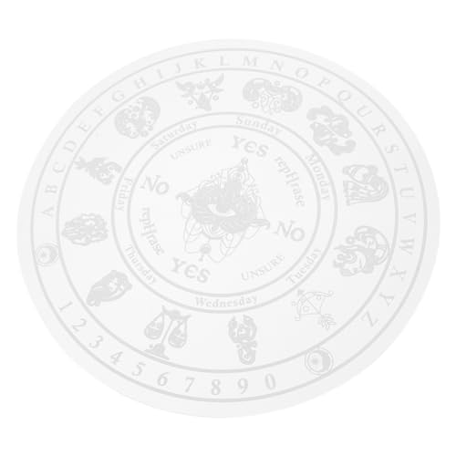 YARNOW Acryl Wahrsagetafel mit Einzigartigem Design Stabile Pendeltafel für Meditation und Wahrsagerei Kunstvolle Tischdekoration für Zuhause von YARNOW