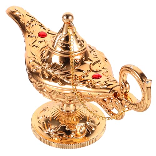 YARNOW Antikes Ornament Goldene Lampe Tischdekoration für Hochzeiten und Partys Deko für Geburtstagsfeiern Sammlerstück und Festliche Anlässe YARNOW Antikes Ornament Goldene Lampe Tischdekoration für Hochzeiten und Partys Deko für Geburtstagsfeiern Sammlerstück und Festliche Anlässe von YARNOW