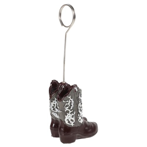 YARNOW Cowboy -Boots -Nachrichtenclip Inhaber der Hochzeitsnummer Cowboystiefel-Mittelstücke für Tische Haushaltskartenklammern Haushaltsnachrichtenclips Memo-Clip Harz YARNOW Cowboy -Boots -Nachrichtenclip Inhaber der Hochzeitsnummer Cowboystiefel-Mittelstücke für Tische Haushaltskartenklammern Haushaltsnachrichtenclips Memo-Clip Harz von YARNOW