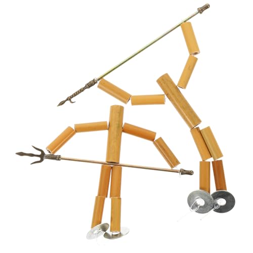 YARNOW DIY Puppenbau aus Bambus Kreatives Bastelkit für Handfertigkeiten und Fantasie für Familienunterhaltung Geburtstagsfeiern und Feste Teiliges von YARNOW