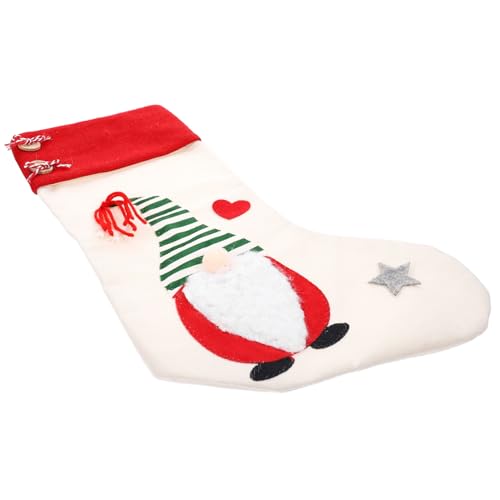 YARNOW Dekorativer Weihnachtsstrumpf Hängende Weihnachtsdeko Mit Niedlichem Weihnachtsmann Teiliges Für Festliche Feiertagsdekoration Für Kamin Und Weihnachtsbaum YARNOW Dekorativer Weihnachtsstrumpf Hängende Weihnachtsdeko Mit Niedlichem Weihnachtsmann Teiliges Für Festliche Feiertagsdekoration Für Kamin Und Weihnachtsbaum von YARNOW