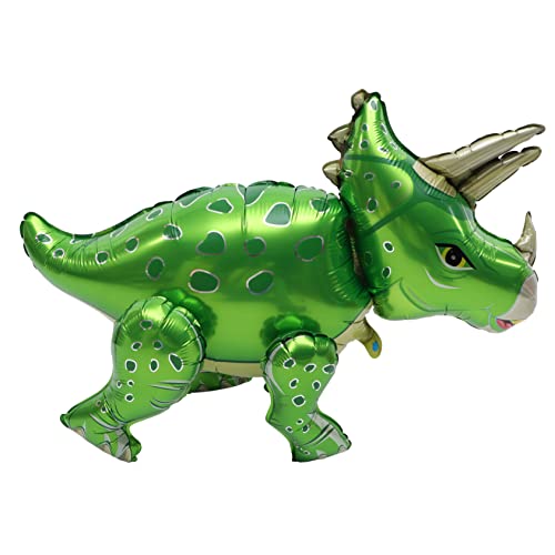 YARNOW Dinosaurier Folienballon Grüne Triceratops Deko für Jungen Lustige Partydekoration aus Aluminiumfolie für Kindergeburtstag und Feierlichkeiten YARNOW Dinosaurier Folienballon Grüne Triceratops Deko für Jungen Lustige Partydekoration aus Aluminiumfolie für Kindergeburtstag und Feierlichkeiten von YARNOW
