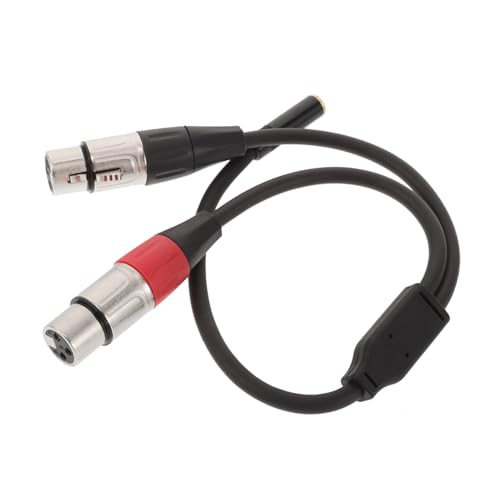 YARNOW Dual Abgeschirmtes Xlr Y kabel Xlr Weiblich zu Trs Männlich Audio Splitter Adapter für Mikrofon Lautsprecher Kompatibel YARNOW Dual Abgeschirmtes Xlr Y kabel Xlr Weiblich zu Trs Männlich Audio Splitter Adapter für Mikrofon Lautsprecher Kompatibel von YARNOW