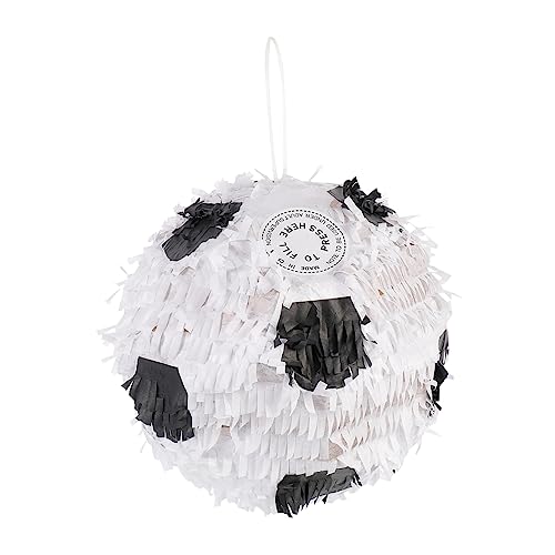 YARNOW Fußball Pinata Für Geburtstagsfeier Kreative Fußball Form Für Kindergeburtstagsfeiern Themenpartys Und Fiestas Leicht Zu Füllen Mit Süßigkeiten von YARNOW