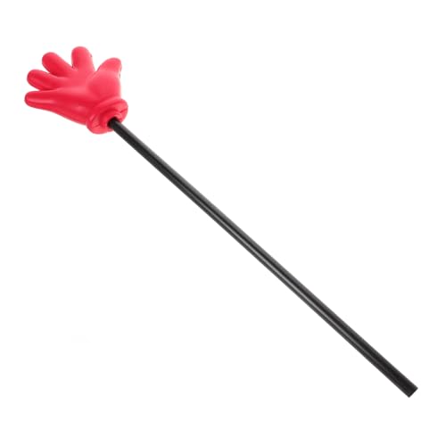 YARNOW Gestenstock Lehrer-zeigerstab Zeigestock Teleskopischer Handzeiger Fingerzeige Hand-finger-geste Finger-zeigstift Zeiger Für Party Fingerstock Partyspiel -requisiten Rot Plastik von YARNOW