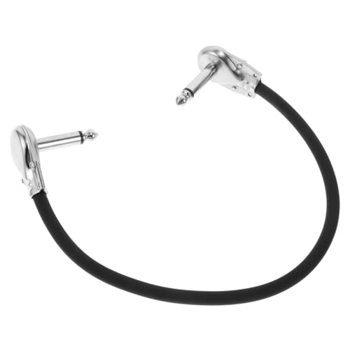 YARNOW Gitarren Patchkabel Flaches Instrumentenkabel mit Rechtwinkligem Stecker Robust und Langlebig für Verbindung von Gitarre und Effektpedal Geräuschloses von YARNOW