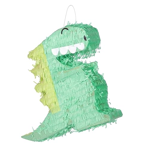YARNOW Große Grüne Dinosaurier Pinata Neuheit Pinata Für Kindergeburtstag Hängende Dekoration Süßigkeiten Container Partyspielzeug Für Unvergessliche Feiern von YARNOW
