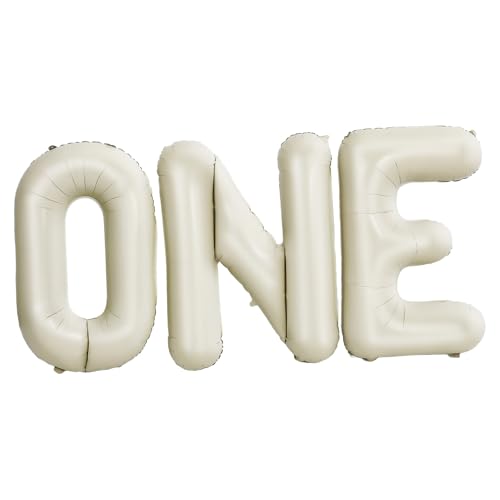 YARNOW Großer Buchstaben Aluminiumfilm Erste Geburtstagsdekoration Luftballons für Geburtstagsfeier Wortballons Dekorationen eins Briefballons Stehende Zahlenballons Aluminiumfolie Beige YARNOW Großer Buchstaben Aluminiumfilm Erste Geburtstagsdekoration Luftballons für Geburtstagsfeier Wortballons Dekorationen eins Briefballons Stehende Zahlenballons Aluminiumfolie Beige von YARNOW