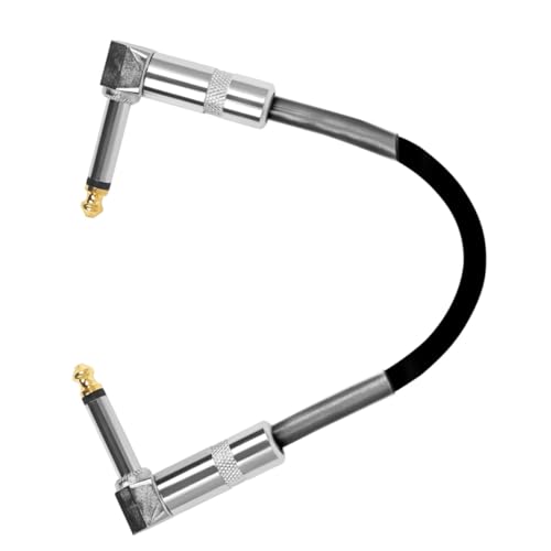 YARNOW Guitar Patchkabel für Effektpedale Langlebiges Metallkabel mit Rauschunterdrückung für Elektroinstrumente Musiker Kompakt und Tragbar von YARNOW