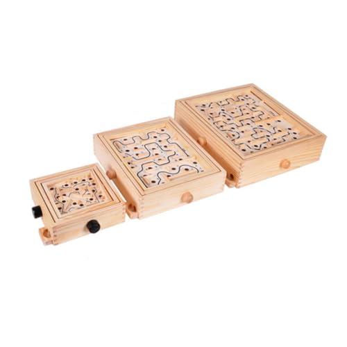 YARNOW Holzperlen Labyrinthspielzeug für Pädagogisches Puzzle für Jungen und Mädchen Fördert Problemlösungsfähigkeiten Lernspielzeug aus Sicherem Holz Spannung YARNOW Holzperlen Labyrinthspielzeug für Pädagogisches Puzzle für Jungen und Mädchen Fördert Problemlösungsfähigkeiten Lernspielzeug aus Sicherem Holz Spannung von YARNOW