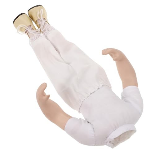 YARNOW Keramikpuppenkörper DIY-Puppenkörpermodell für DIY -Puppenzubehör Puppe DIY körper zubehör DIY handgemachter Puppenkörper Puppe Figur körper DIY liefert Stoff Weiß von YARNOW