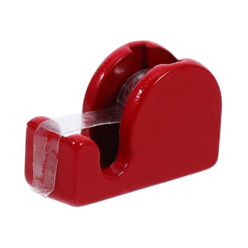 YARNOW Klebebandspender Modell für Puppenhaus Metall Klebeband Cutter Dekoratives Zubehör für Mini Häuser Realistische Form Kreative Wohnaccessoires von YARNOW