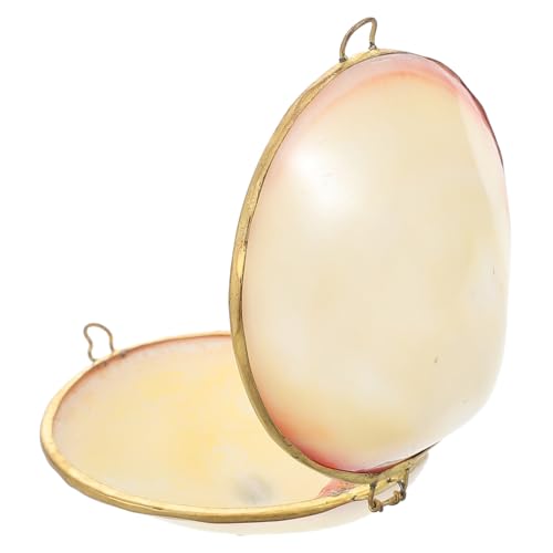 YARNOW Kleine Muschel Schmuckschatulle für Reisen Natürlicher Schmuck Organizer aus Echten Muscheln Kompaktes Design für Ringe Ohrringe und Halsketten Dekorative Aufbewahrung YARNOW Kleine Muschel Schmuckschatulle für Reisen Natürlicher Schmuck Organizer aus Echten Muscheln Kompaktes Design für Ringe Ohrringe und Halsketten Dekorative Aufbewahrung von YARNOW