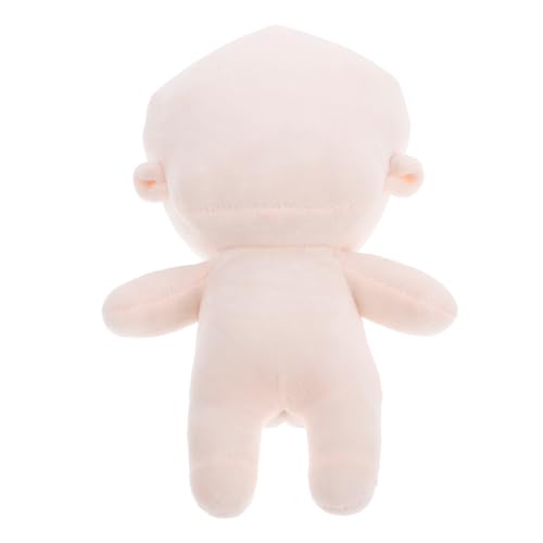 YARNOW Körperpuppe Puppenkleid Begleiter des Kindes Plüschpuppe Kuscheltier Kreatives Süße Puppe weiche Puppe Puppenhandwerk Puppe aus Plüschstoff Textilpuppe PP Baumwolle Beige von YARNOW